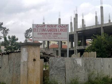 1300 sqft site for sale in blessing garden, geddalahalli, kothanur