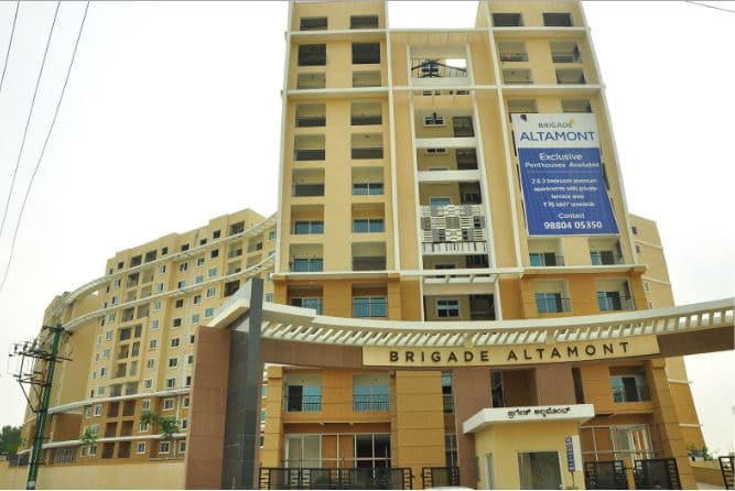 2 bhk flat for rent in brigade altamont, measuring 1260 sqft near kristu jayanthi college,narayanapura.