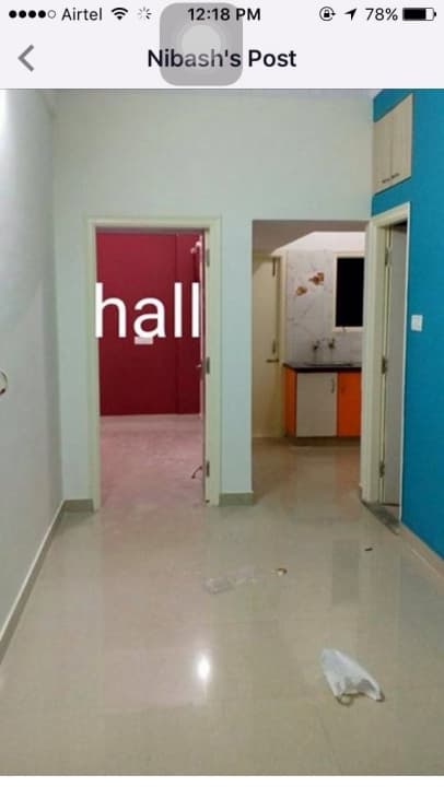 1BHK independent house for rent in HBR Layout