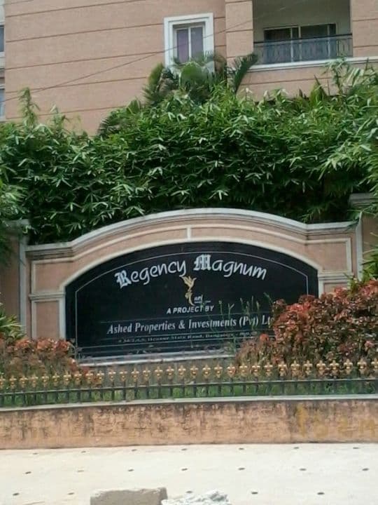 3Bhk Apartment for rent in Regency Magnum on Hennur Road, North Bangalore