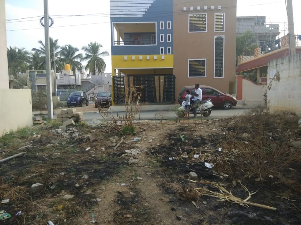 30X90 bbmp b khata site for sale in kanaka nagar,kalkere, bangalore