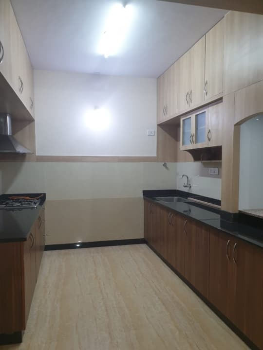 brand new 2 bhk semi furnished house for rent oin kasturi nagar, near cmr law college, measuring 1200 sqft