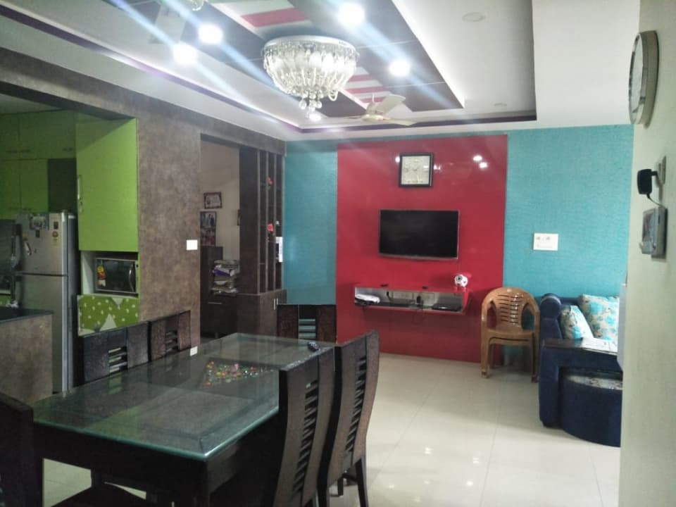 3 bhk fully furnished flat for rent in sethna power tower, babusapalya, hennur main road, measuring 1943 sqft