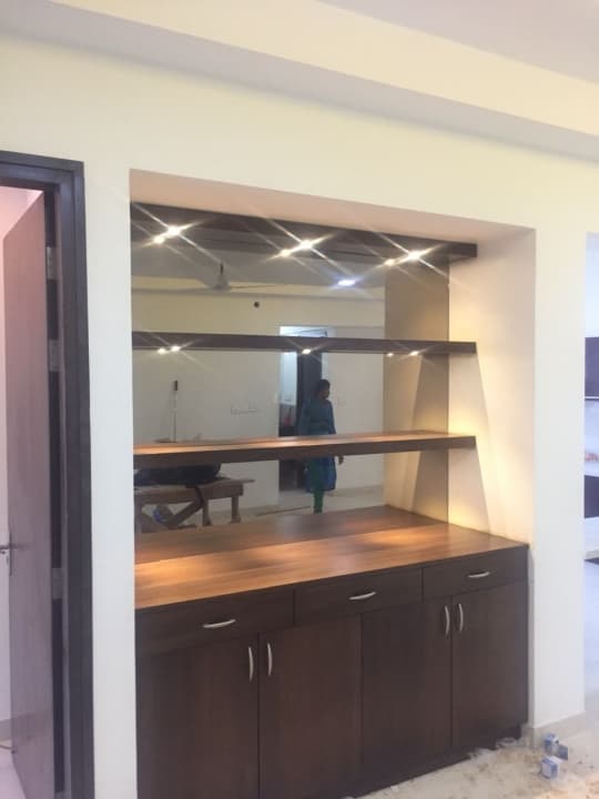 3 bhk premium semi furnished flat for rent in godrej platinum , international airport road, hebbal, measuring 3101 sqft