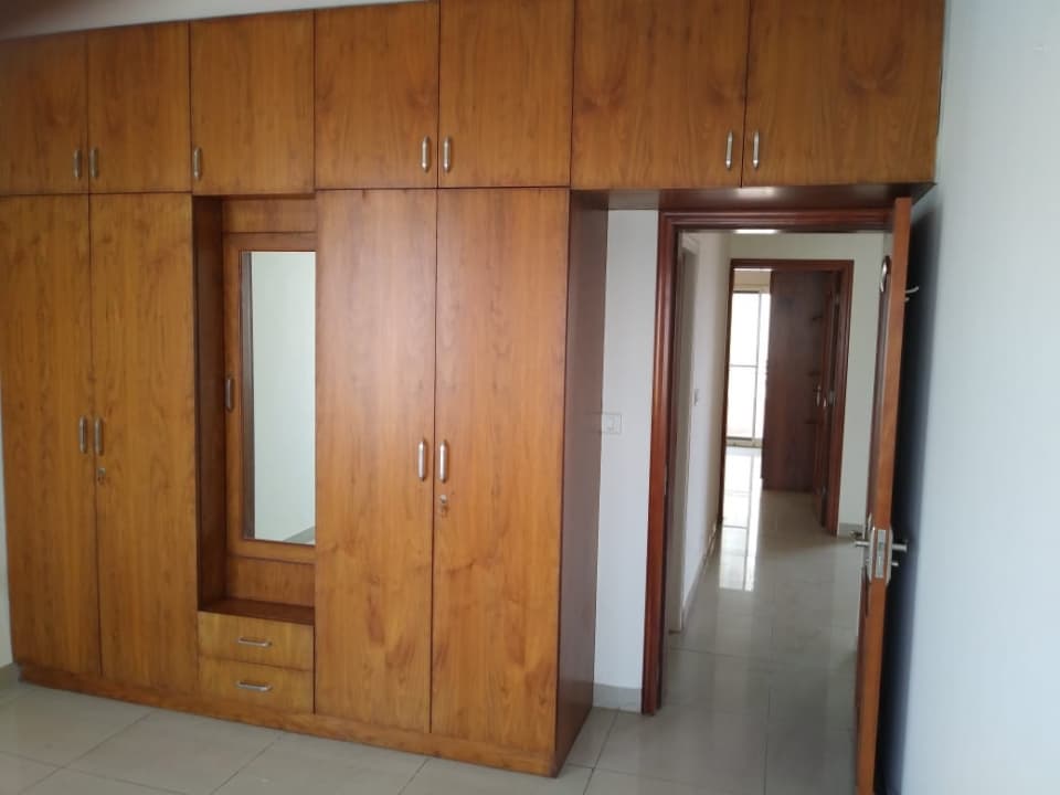 3 bhk semi furnished flat for rent in classic royale garden , hbr layout,hennur main road, measuring 1936 sqft,