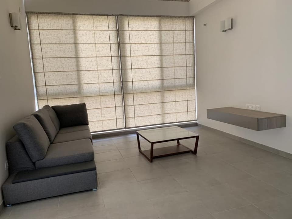 spacious 2.5 bhk duplex flat for rent in bhartiya city nikoo homes, thanisandra main road, measuring 2000 sqft