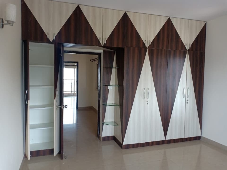 spacious 3 bhk flat for rent in salarpuria sattva gold summit, kothanur, hennur main road, measuring 2300sqft