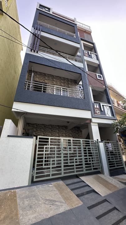 3200 sqft built-up G+3 floors multi-storey building for sale in hbr layout 1st stage with rental income