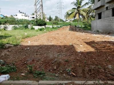 2400 sqft north facing site for sale bensathya layout, off hennur main road