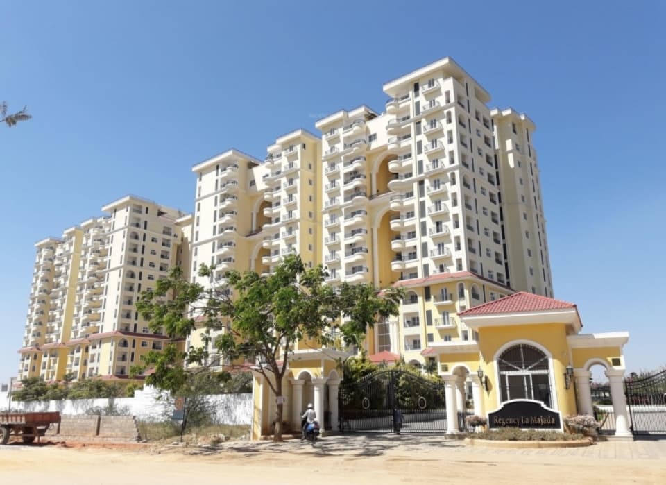 3 bhk flat for rent in regency la majada,  hbr layout, hennur main road, measuring 2061 sqft