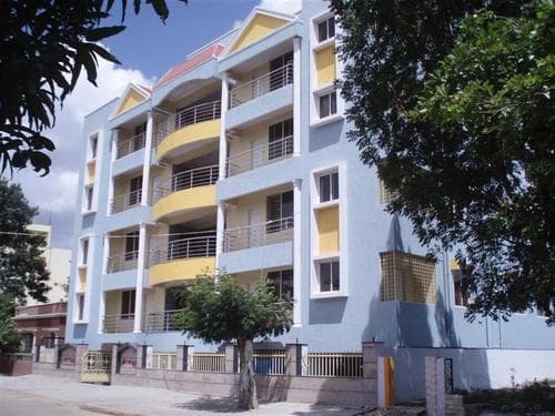 3 bhk semi furnished flat for rent in hbr palace, hbr layout, hennur main road, measuring 1340 sqft