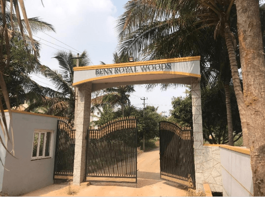 40x60 sqft site for sale in bens royal woods layout, kannur
