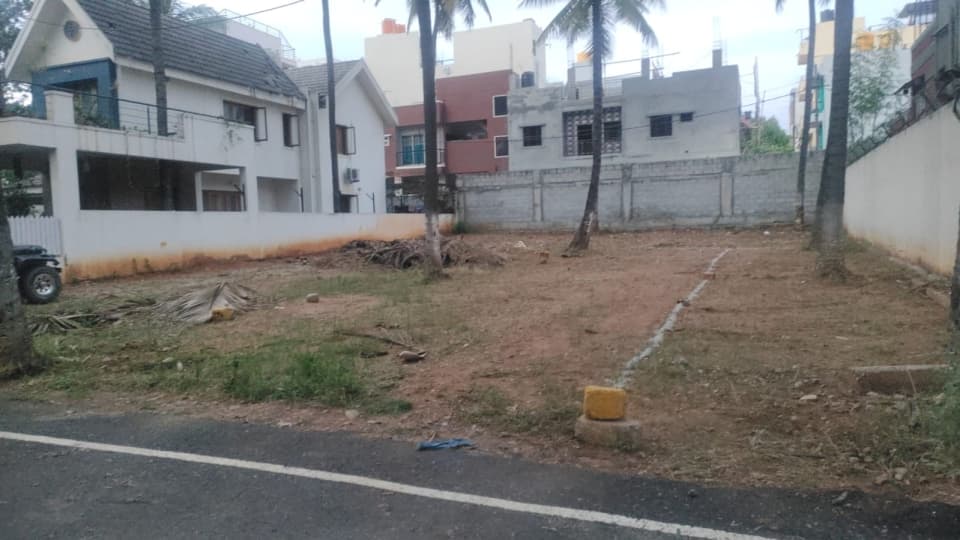 33*60 East facing Plot for Sale Trinity layout Hennur Bangalore