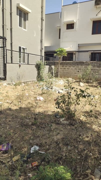 DC Converted 30x40 West facing Plot for Sale at Rainbow Layout Hennur Main Road.