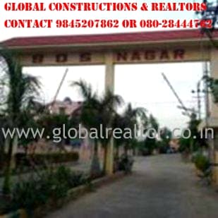 1200 sqft site for sale in bds nagar, off hennur road