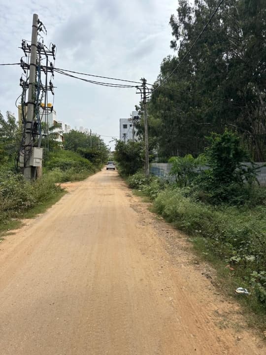 30x40 bda site for sale in kanakashree layout, byrathi, hennur main road,