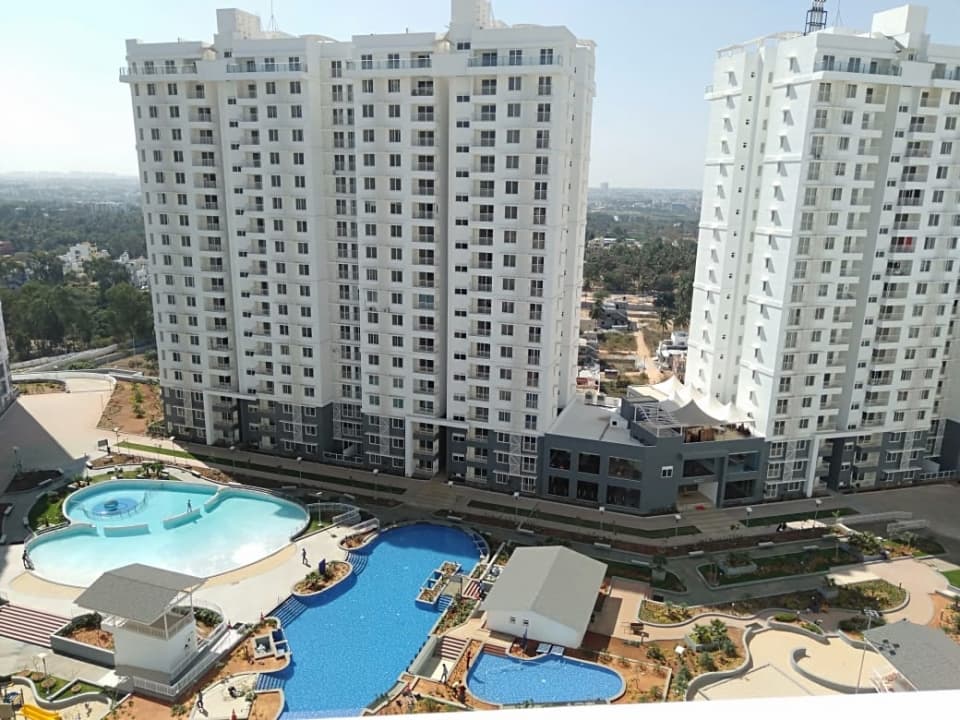 brand new 3 bhk super premium flat for rent in purva palm beach, hennur main road, measuring 1846 sqft