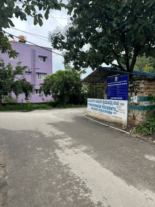 120x60 sqft site for sale in Athmavidya Nagar, Kuvempu layout, visthar, Hennur