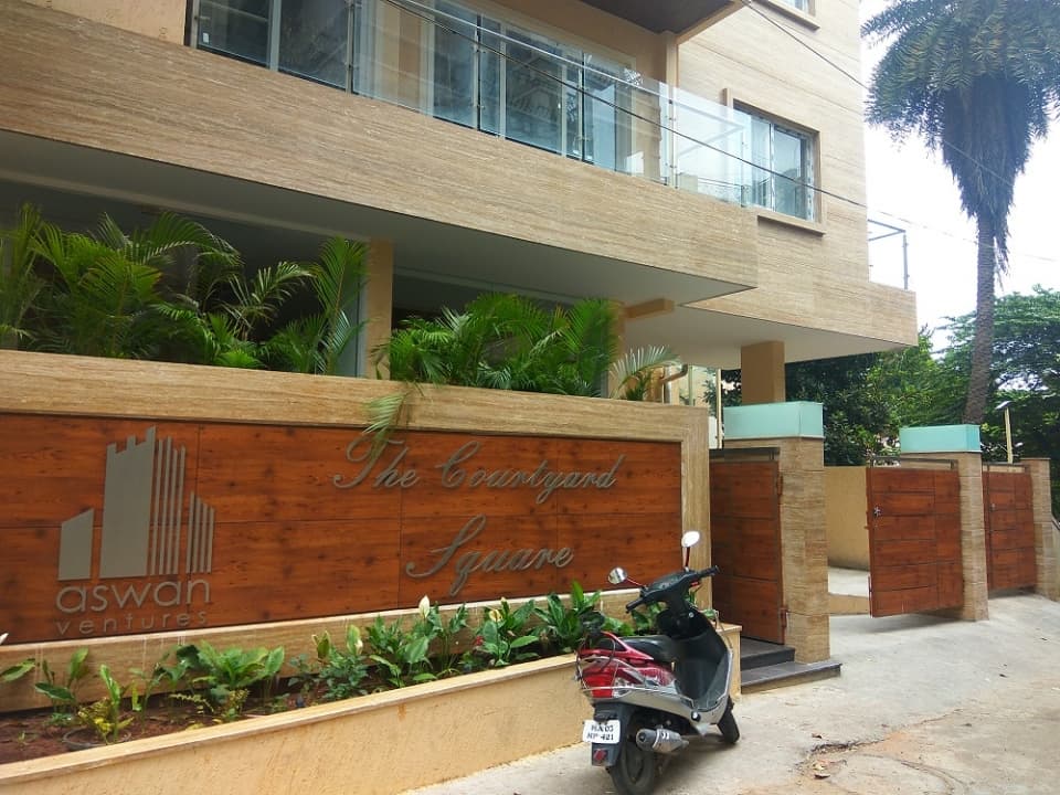 3 bhk semi furnished flat for rent in aswan the courtyard square, frazer town, measuring 1885 sqft,