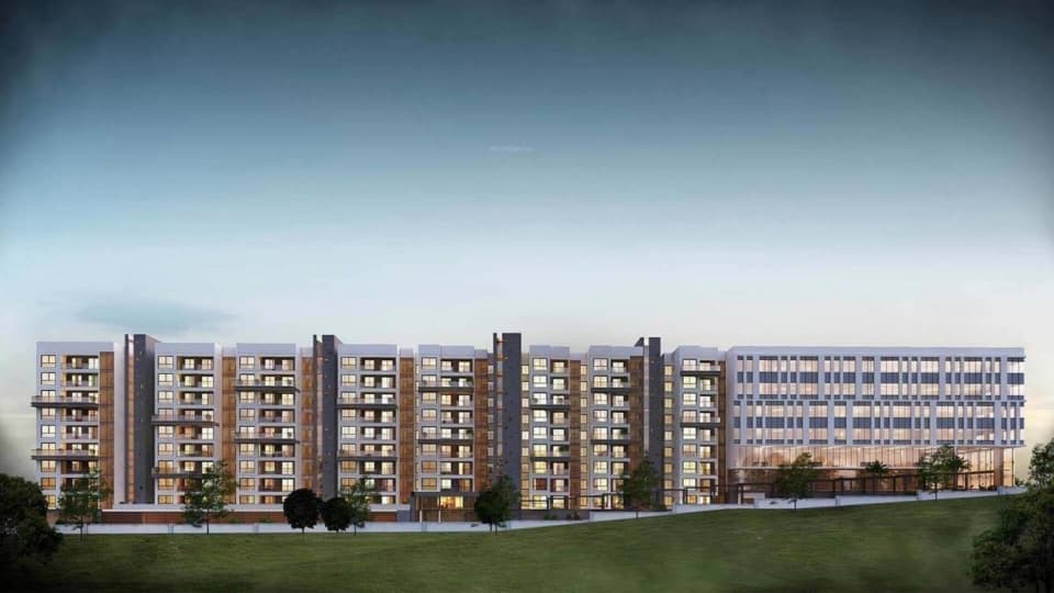 luxurious 2 bhk flat for sale in century horizon, yashoda nagar, yelahanka , measuring 1155 sqft