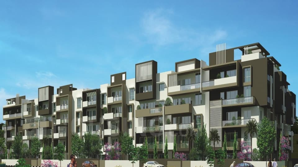 3 bhk semi furnished flat for rent in vrr stone arch, measuring 1705 sqft in hbr layout, hennur main road, near regency la majada